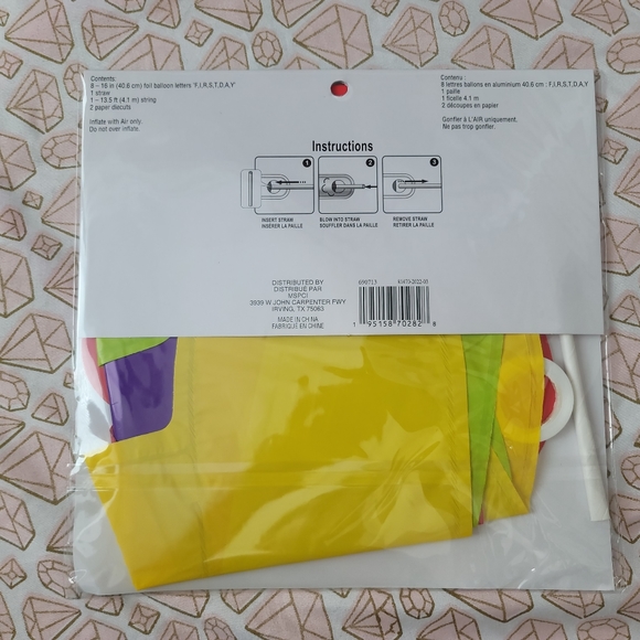 First Day Foil Balloons - Picture 5 of 6